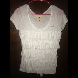 Hollister Ruffle Shirt